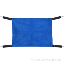 Custom Logos Durable 1680D Nylon Webbing Heavy Duty Horse Stall Guards with Adjustable Straps and Sturdy Spring Hooks